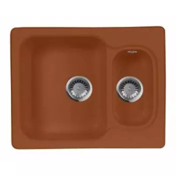 Кухонная мойка АкваГранитЭкс M-09 терракот