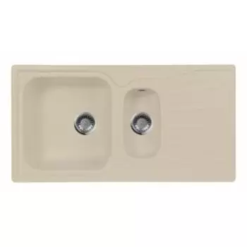 Кухонная мойка АкваГранитЭкс M-09K бежевый