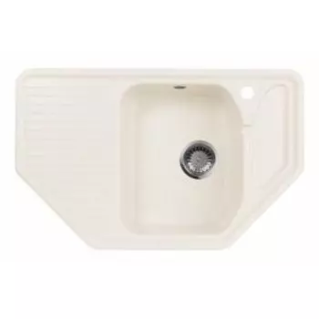 Кухонная мойка АкваГранитЭкс M-10 белый