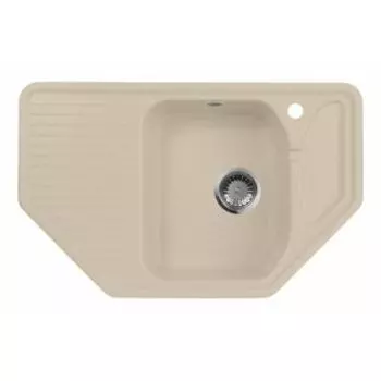 Кухонная мойка АкваГранитЭкс M-10 бежевый