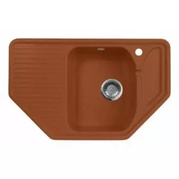 Кухонная мойка АкваГранитЭкс M-10 терракот