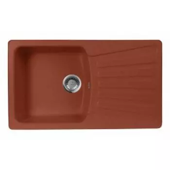 Кухонная мойка АкваГранитЭкс M-12 красный марс