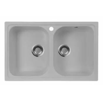 Кухонная мойка АкваГранитЭкс M-15 серый