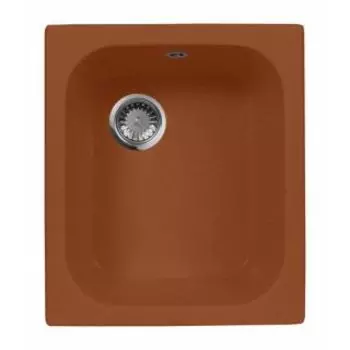 Кухонная мойка АкваГранитЭкс M-17 терракот