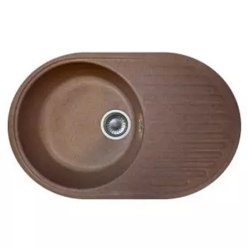 Кухонная мойка АкваГранитЭкс M-18 терракот