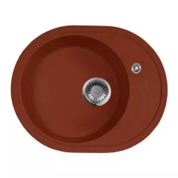 Кухонная мойка АкваГранитЭкс M-18L красный марс