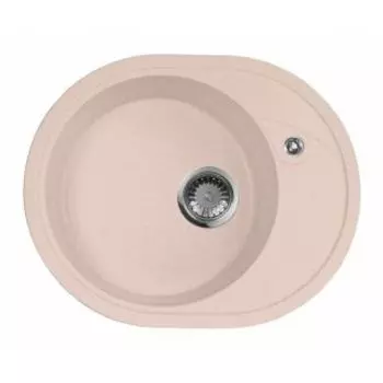Кухонная мойка АкваГранитЭкс M-18L розовый