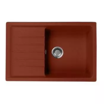 Кухонная мойка АкваГранитЭкс M-27 красный марс