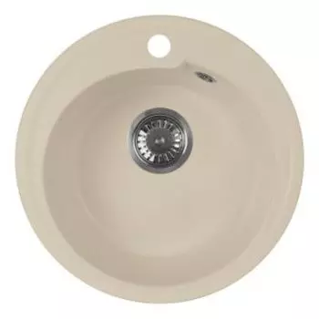 Кухонная мойка АкваГранитЭкс M-45 бежевый