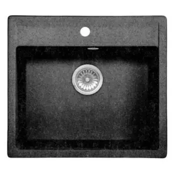 Кухонная мойка АкваГранитЭкс M-56 черный