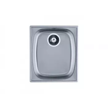 Кухонная мойка Alveus Basic 10 NAT 380х440х145 нержавеющая сталь, с сифоном (1082195)