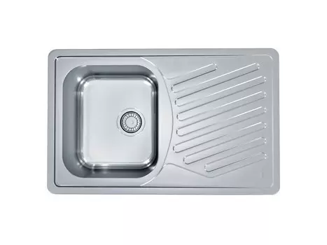 Кухонная мойка Alveus Elegant 30 SAT FI 810х510х190 нержавеющая сталь, с сифоном (1126348)