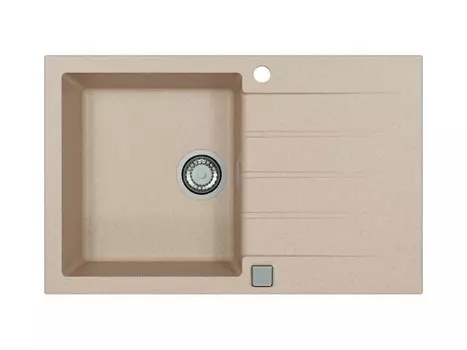 Кухонная мойка Alveus Granital Cadit 20 Beige-G55 790х500х200 с сифоном, бежевая (1132024)