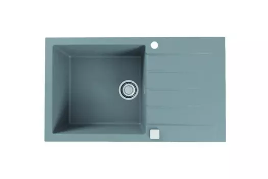 Кухонная мойка Alveus Granital Cadit 40 Concrete-G81 860х500х200 с сифоном, серая (1132030)