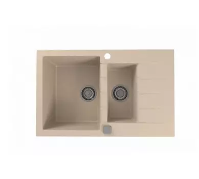 Кухонная мойка Alveus Granital Cadit 70 Terra-G22 790х500х200 с сифоном, песчаный (1131358)