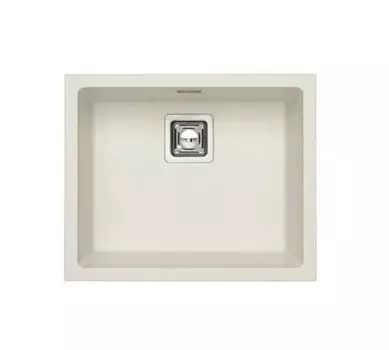 Кухонная мойка Alveus Granital+ Quadrix 50 Arctic-G11 560х460х200 с сифоном, белая (1128394)