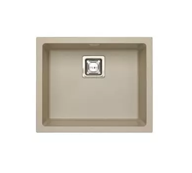Кухонная мойка Alveus Granital+ Quadrix 50 Pebble-G02M 560х460х200 с сифоном, бежевая (1108035)