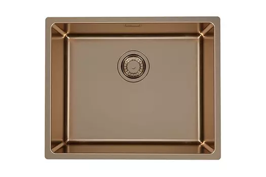 Кухонная мойка Alveus Kombino 50 Monarch Copper SAT 542X442X195 U в комплекте с выпуском, без сифона (1120381)