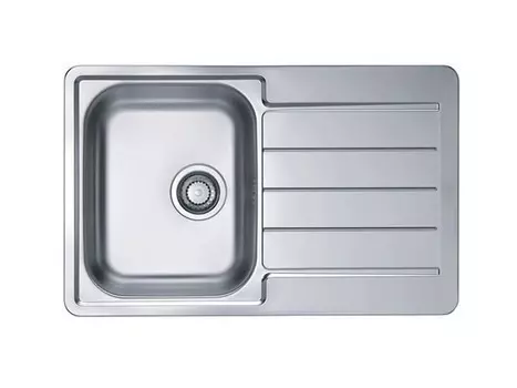 Кухонная мойка Alveus Line 80 NAT 790х500х160 нержавеющая сталь, с сифоном (1066750)