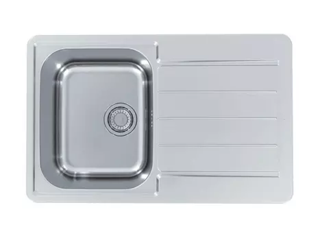 Кухонная мойка Alveus Line Max 80 SAT 790х500х190 нержавеющая сталь, с сифоном (1136608)