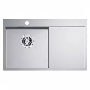 Кухонная мойка Alveus Quarto 30 BRS 780х480х190 левая, нержавеющая сталь, с сифоном (1124384)