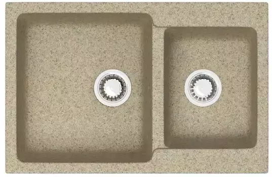 Кухонная мойка Azario Grand Песочная (765х500х190) сифон + герметик (CS00079905)