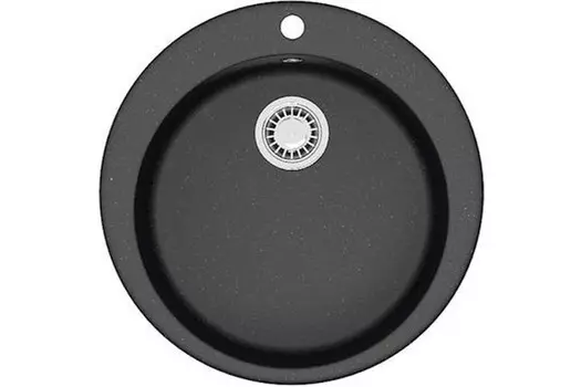 Кухонная мойка Azario Vital Черная (507x507x200) сифон+герметик (CS00078345)