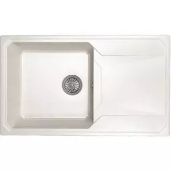 Кухонная мойка Bamboo Кардинал 840 белый