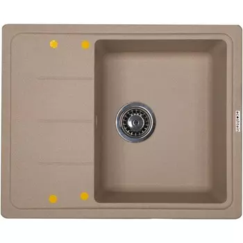 Кухонная мойка Ecoshtein Rechteck 620 бежевый