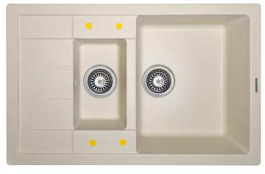 Кухонная мойка Ecoshtein RECHTECK 781.5 Капучино