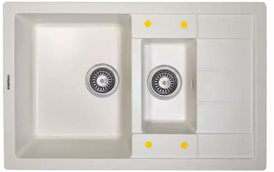 Кухонная мойка Ecoshtein Rechteck 781.5 жасмин