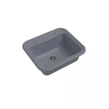 Кухонная мойка Ewigstein Antik 60 серый металлик