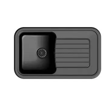 Кухонная мойка Ewigstein Antik 60KF антрацит