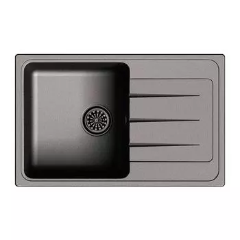 Кухонная мойка Ewigstein Elegant 50F черный
