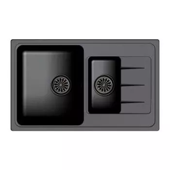 Кухонная мойка Ewigstein Elegant 60KF антрацит