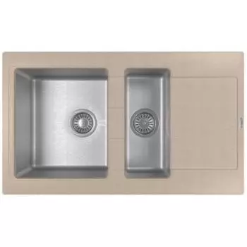 Кухонная мойка Florentina Комби 860K песочный