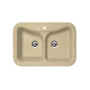Кухонная мойка Florentina Крит 860 бежевый