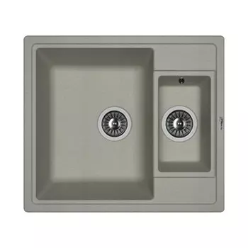 Кухонная мойка Florentina Липси 620K серый шелк