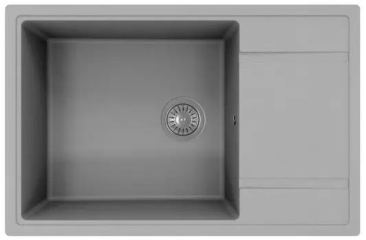 Кухонная мойка Florentina Липси 780 XL серый шелк