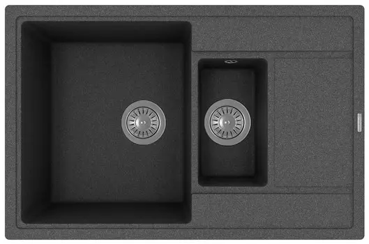 Кухонная мойка Florentina Липси 780K черный