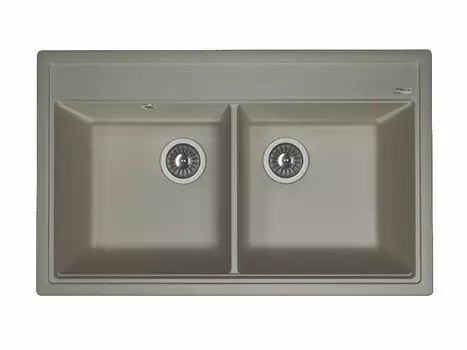 Кухонная мойка Florentina Липси 820 серый шелк