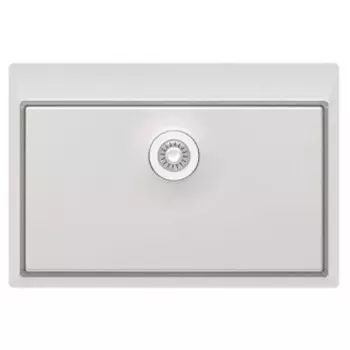 Кухонная мойка Florentina Логика-НМ 750.510.10.10 сатинированная перелив в чаше