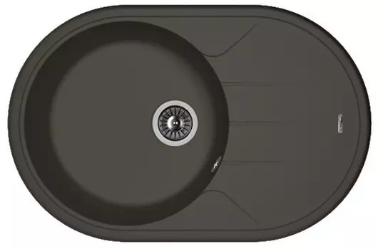 Кухонная мойка Florentina Лотос 780 антрацит