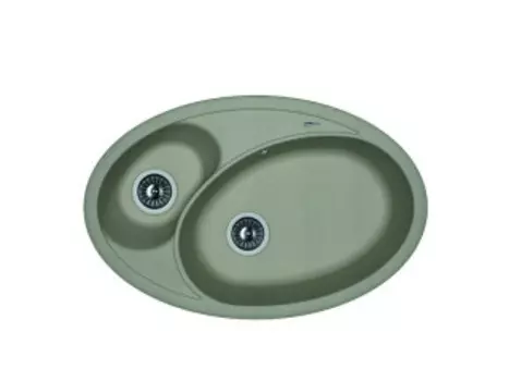 Кухонная мойка Florentina Лотос 780 серый шелк