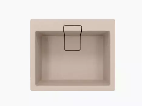 Кухонная мойка Florentina Ривьера 600 бежевый