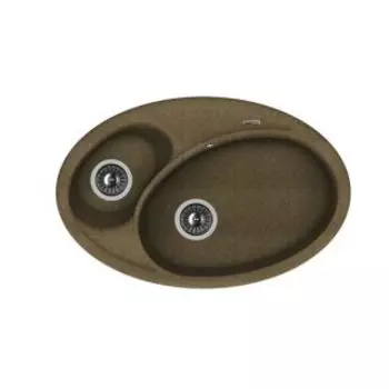 Кухонная мойка Florentina Селена 780 коричневый