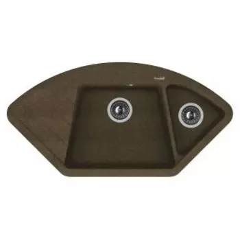 Кухонная мойка Florentina Веста коричневый