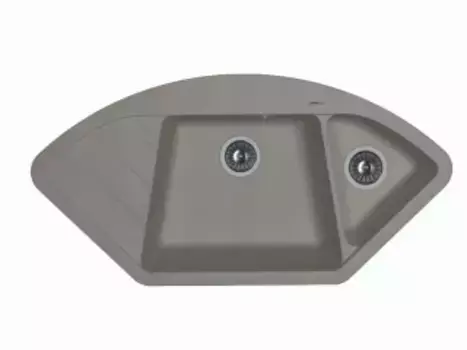 Кухонная мойка Florentina Веста серый шелк