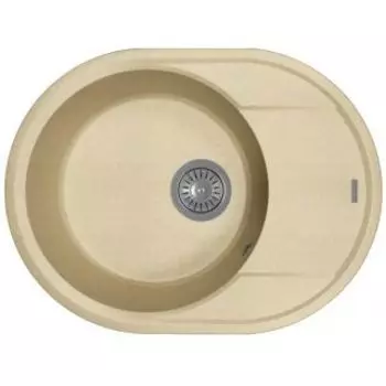 Кухонная мойка Flortek Дафна 620 бежевый