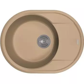 Кухонная мойка Flortek Дафна 620 капучино